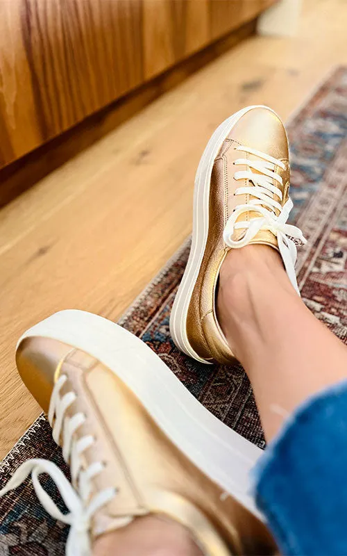 Bos & Co. Maya Sneakers, gold