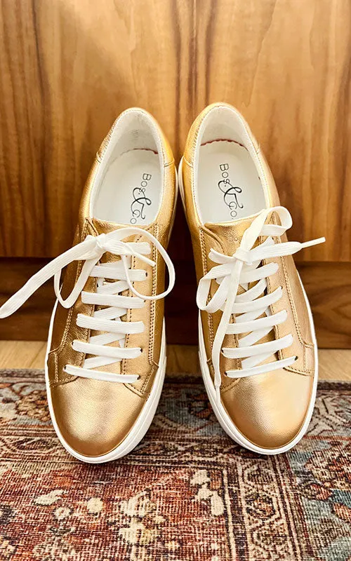 Bos & Co. Maya Sneakers, gold