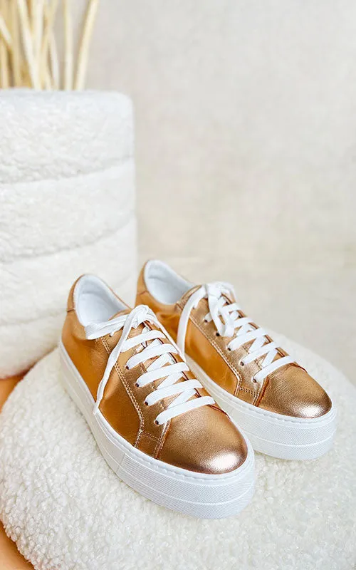 Bos & Co. Maya Sneakers, gold