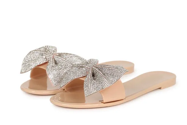 Bow Jelli Slide Sandal