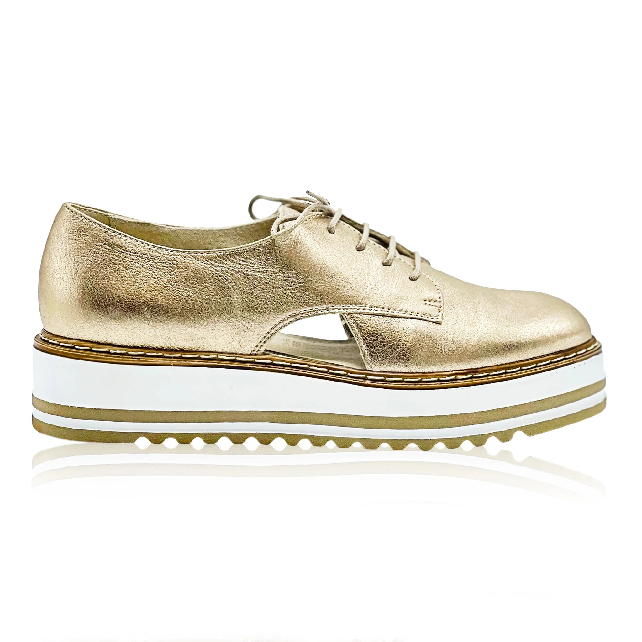 Brody - Metallic Gold Oxford