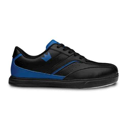 Brunswick Mens Vapor Black/Royal Bowling Shoes