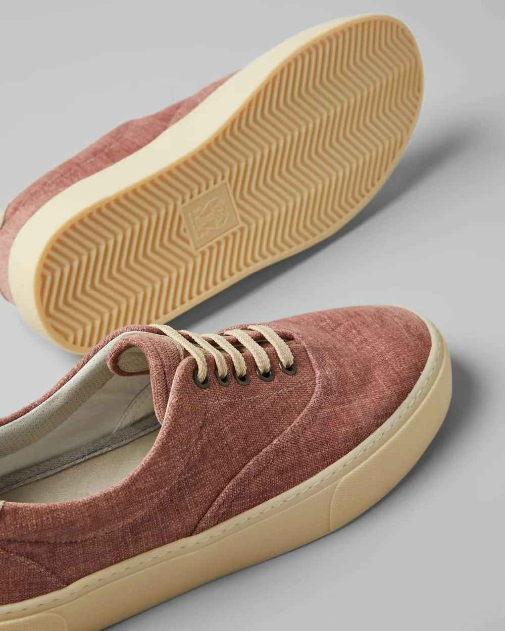 Canvas Sneakers in Ruby