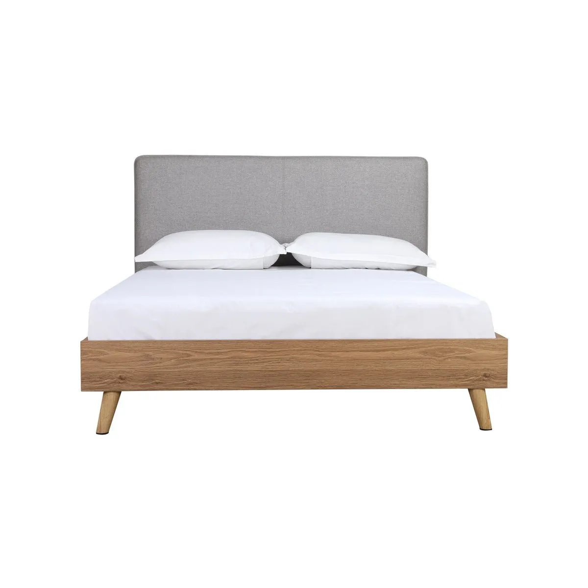 Cassidy Full Platform Bed with Upholstered Headboard