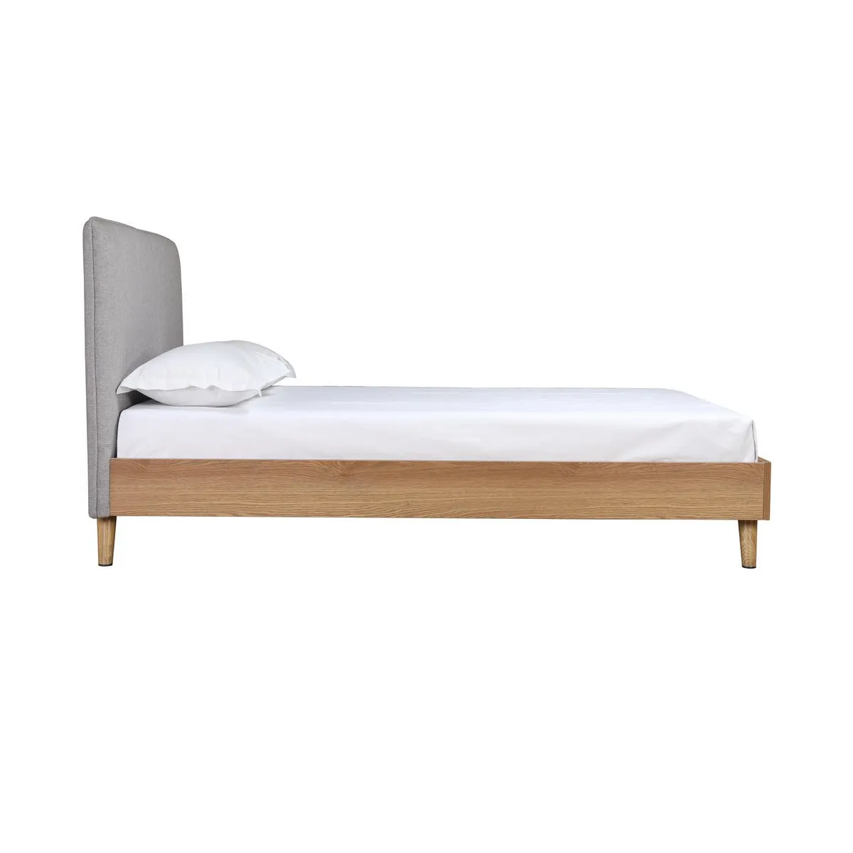 Cassidy Full Platform Bed with Upholstered Headboard