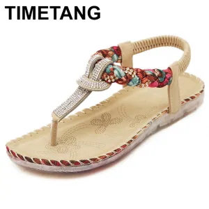 Chic Roman Style Casual Beach Sandals for Summer Wear