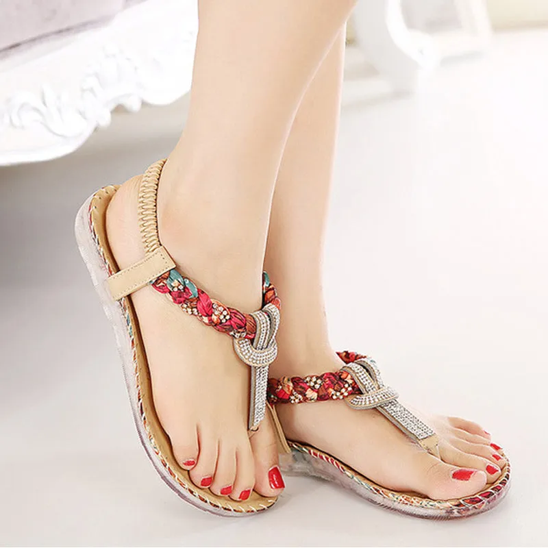 Chic Roman Style Casual Beach Sandals for Summer Wear