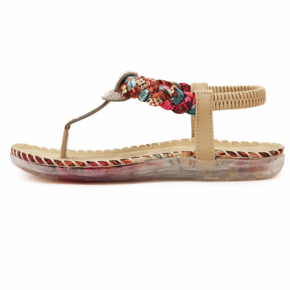 Chic Roman Style Casual Beach Sandals for Summer Wear