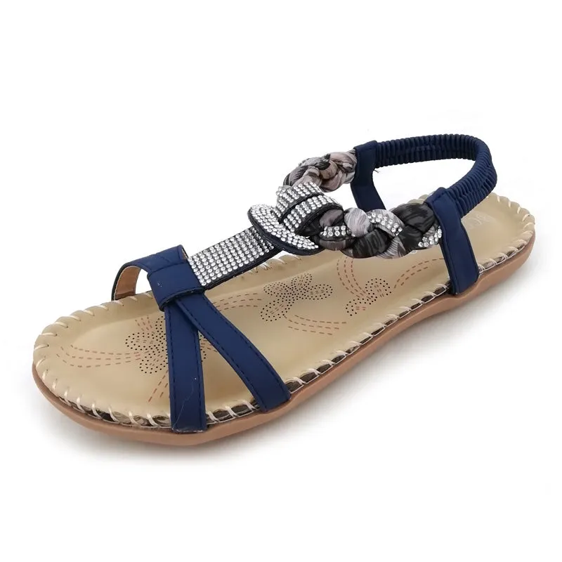 Chic Roman Style Casual Beach Sandals for Summer Wear