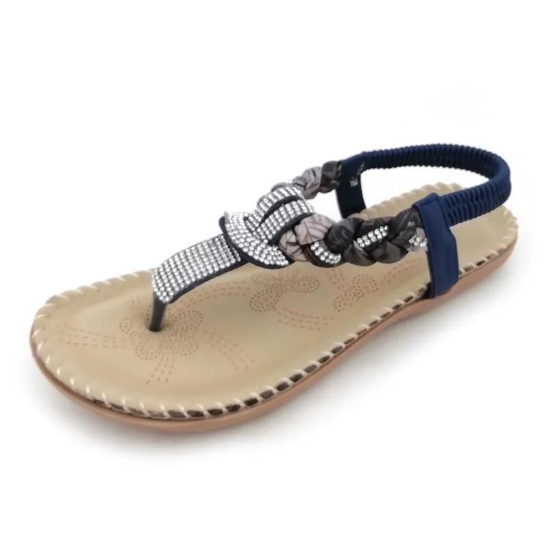 Chic Roman Style Casual Beach Sandals for Summer Wear