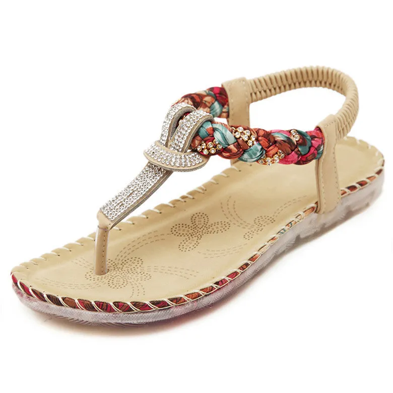 Chic Roman Style Casual Beach Sandals for Summer Wear