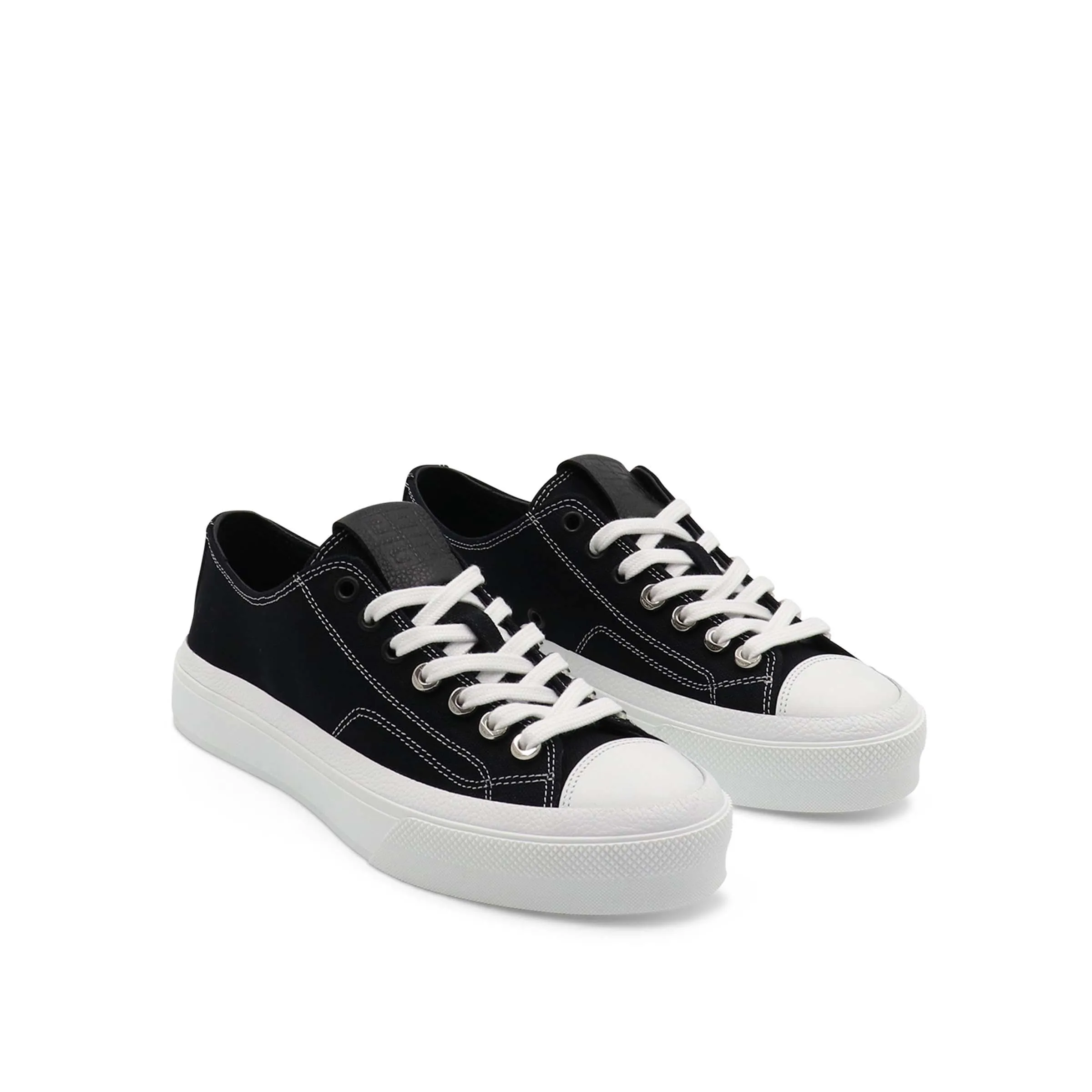 City Canvas Low Sneaker in Black