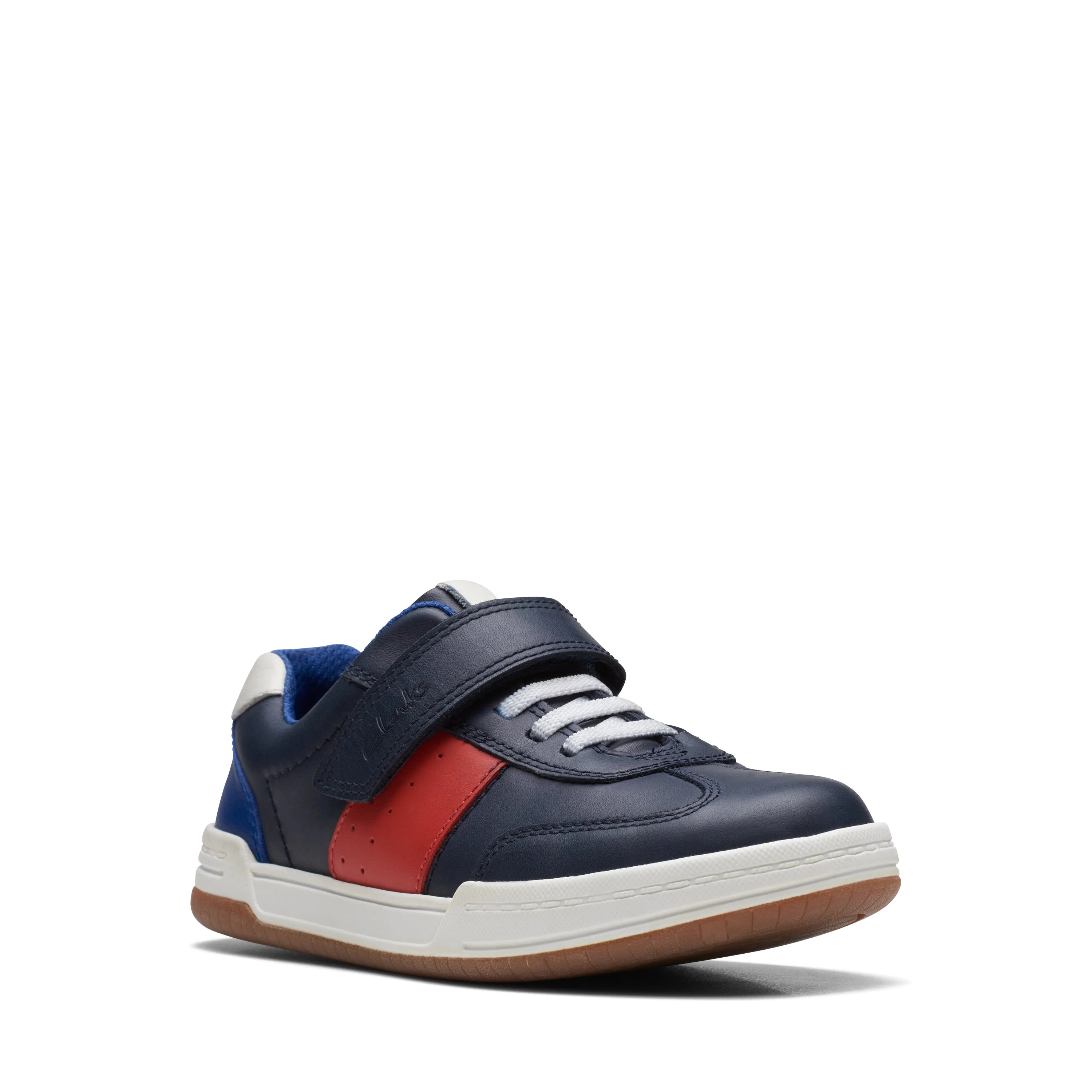 Clarks Fawn Family K Boys Navy Shoe