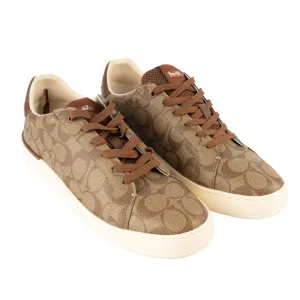 Coach Brown Lowline Low Top Logo Sneakers