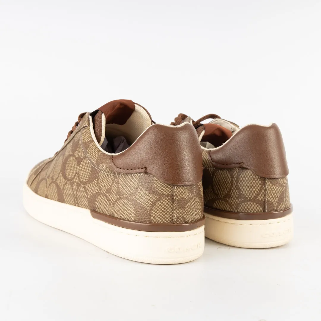 Coach Brown Lowline Low Top Logo Sneakers