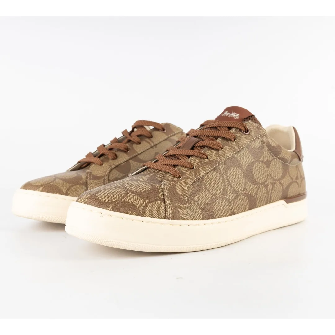 Coach Brown Lowline Low Top Logo Sneakers