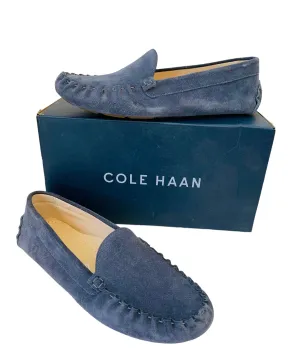 Cole Haan Evelyn Driver Moccasin in Ombré Blue Suede Size 9.5 New In Box