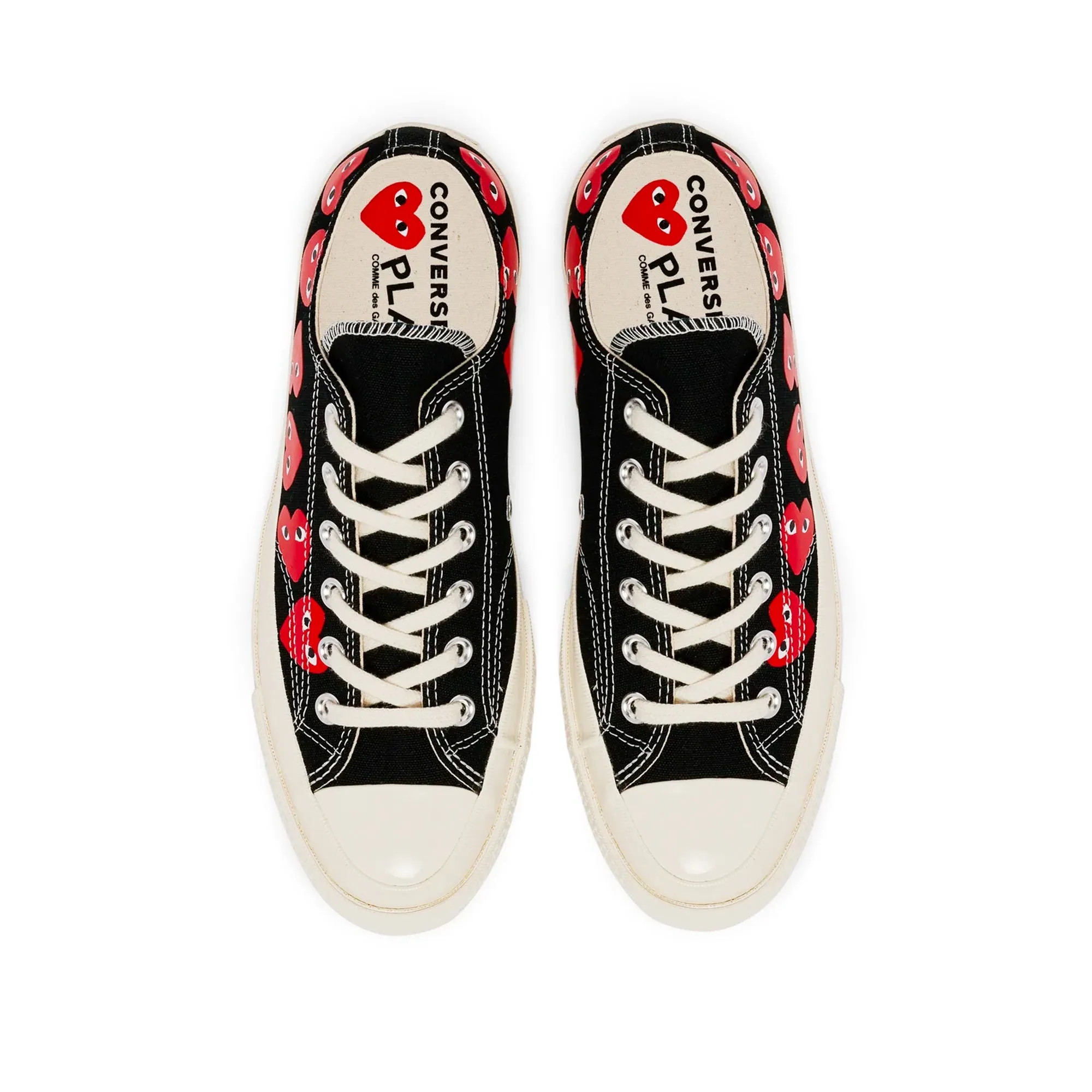 Comme des Garcons PLAY x Converse Chuck 70 Lo Multi Heart Shoes