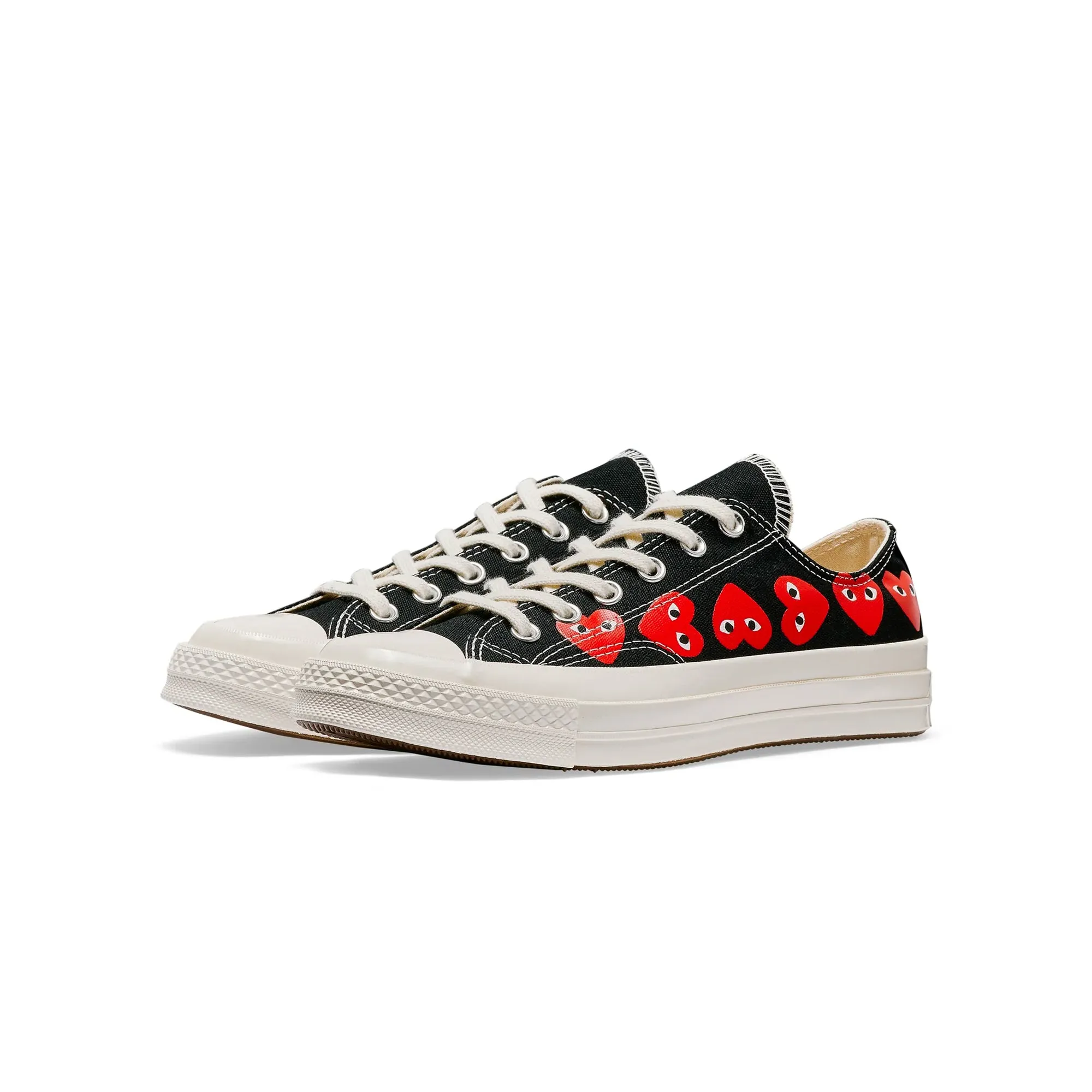 Comme des Garcons PLAY x Converse Chuck 70 Lo Multi Heart Shoes