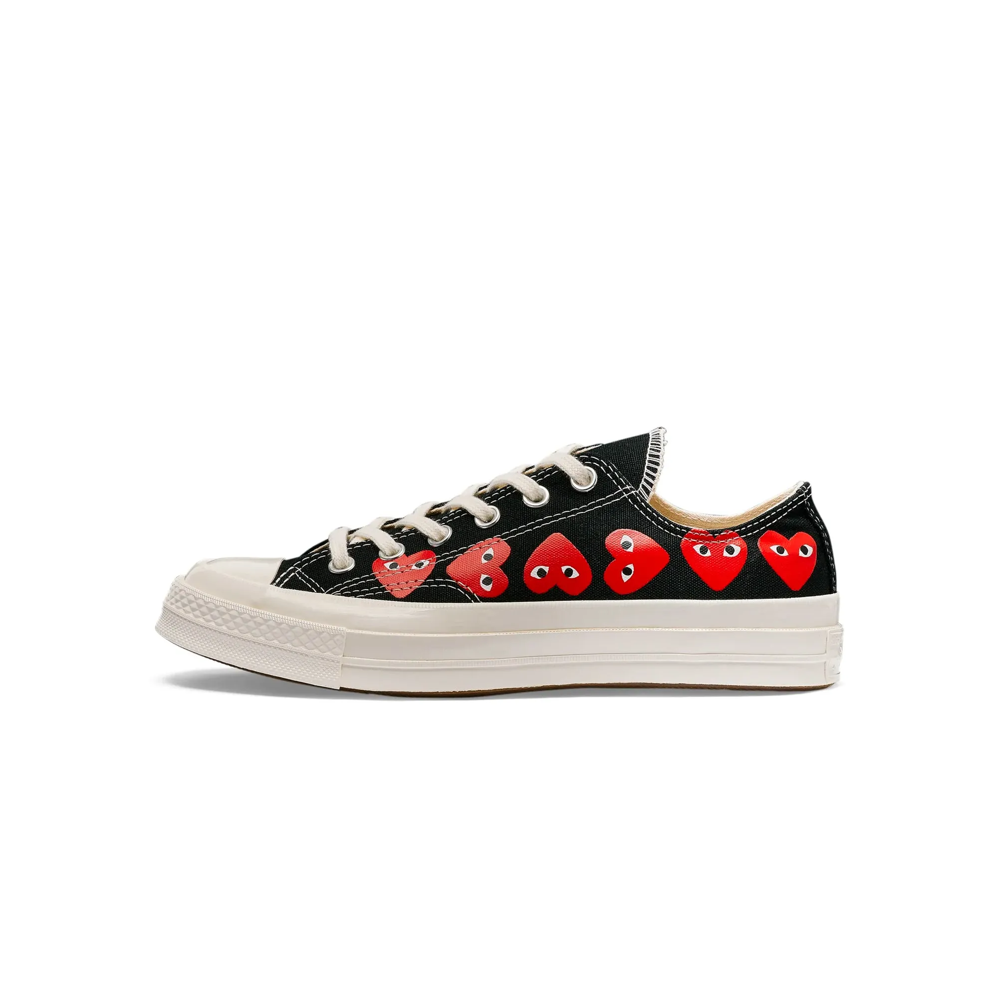 Comme des Garcons PLAY x Converse Chuck 70 Lo Multi Heart Shoes