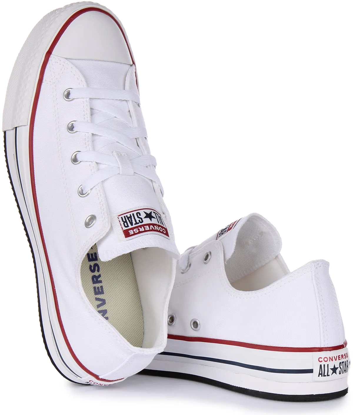 Converse All Star Low 3J256C In White For Kids