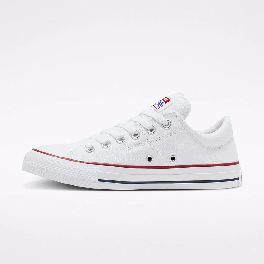 CONVERSE WOMEN'S CHUCK TAYLOR MADISON LOW TOP WHITE SNEAKER SHOES