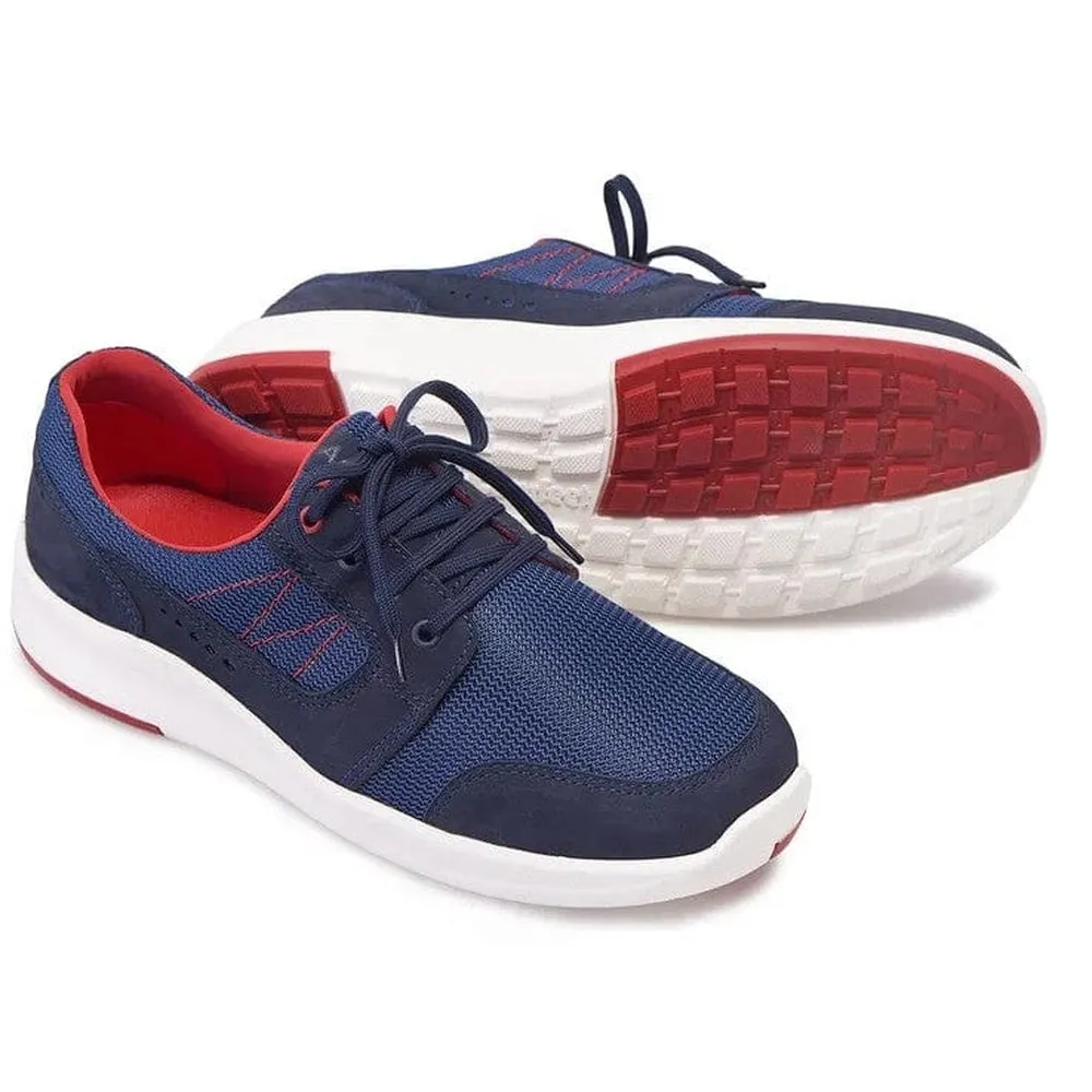 Cosyfeet Vasco- Mens Extra Wide Fit Trainer - 6E Fitting Navy