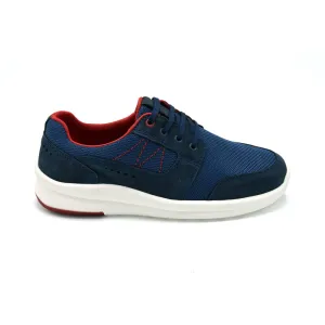 Cosyfeet Vasco- Mens Extra Wide Fit Trainer - 6E Fitting Navy