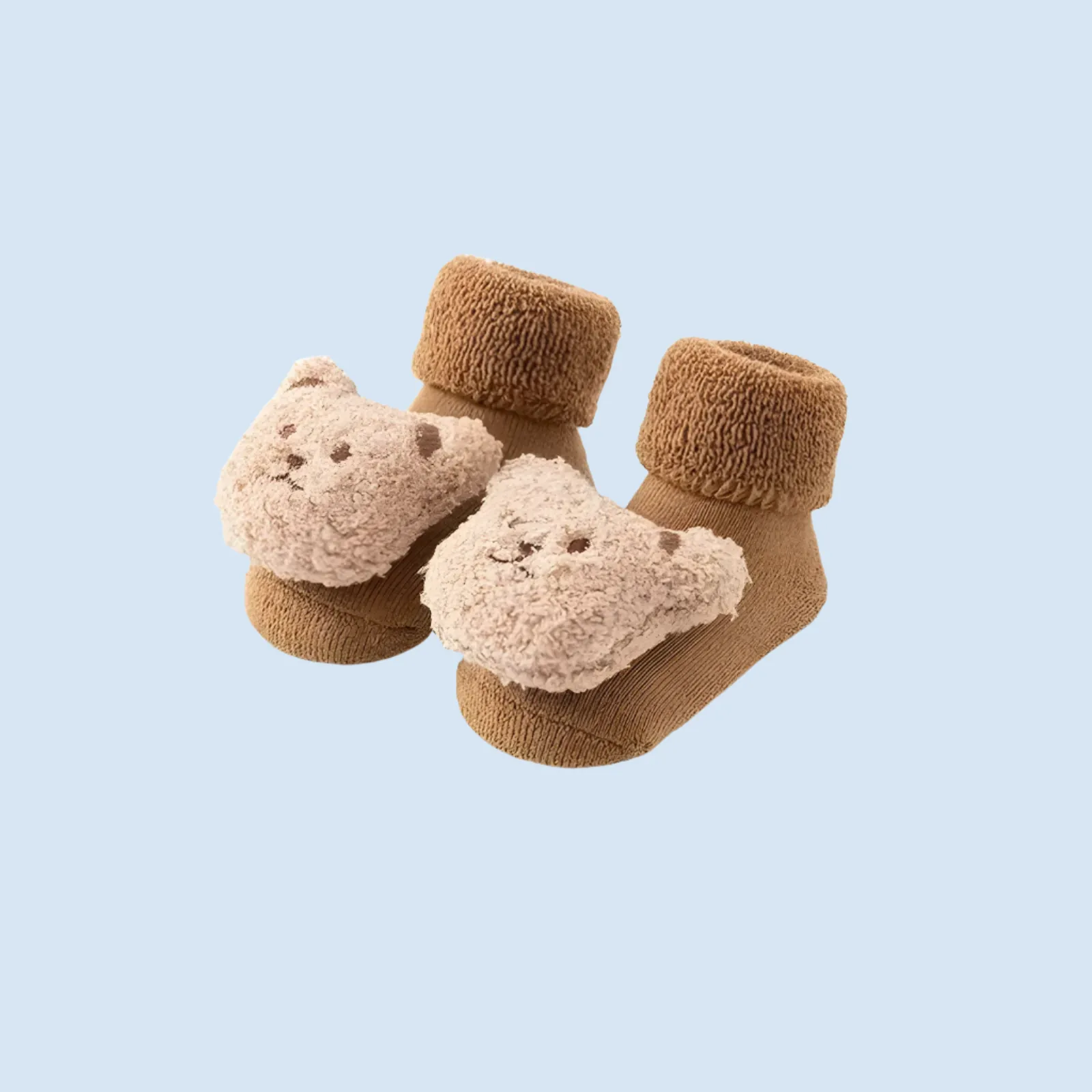 CozyBear Sock Shoes – Warm Toddler Grip Shoes