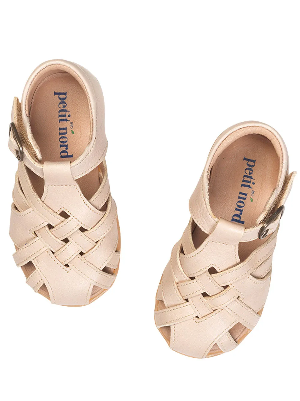 Cream Diamond Starter Sandals