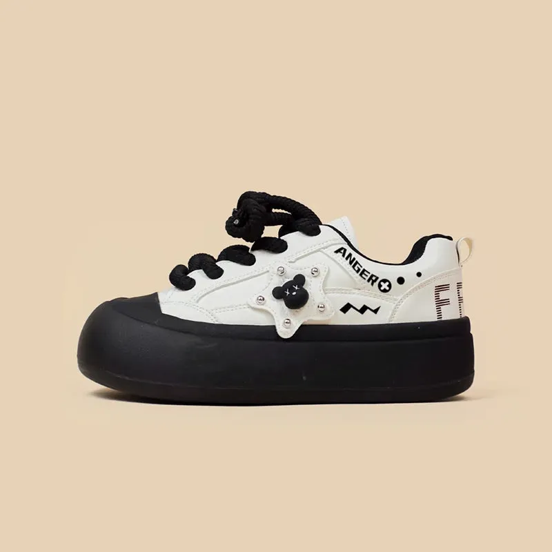 Creepy Cute Bear Sneakers