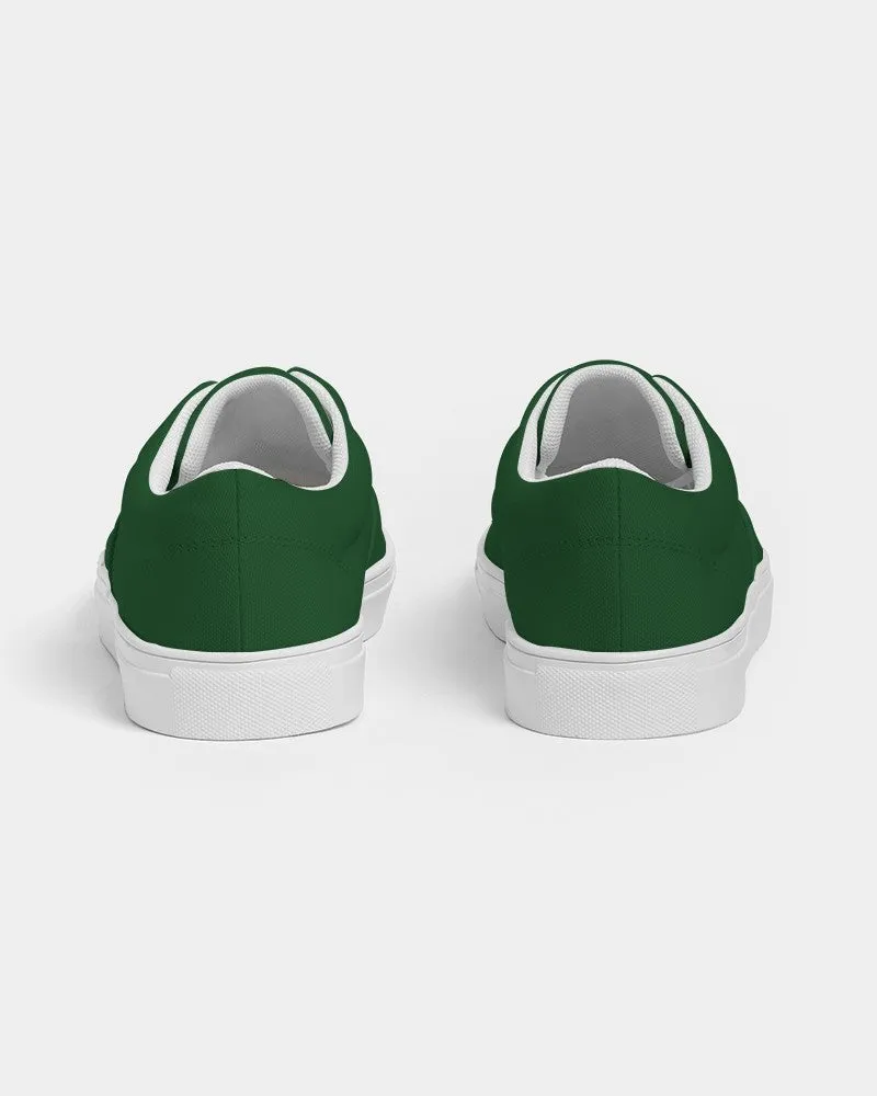 Dark Green Women's Canvas Sneakers | Women's | Dark Pure Green | C100M0Y100K80