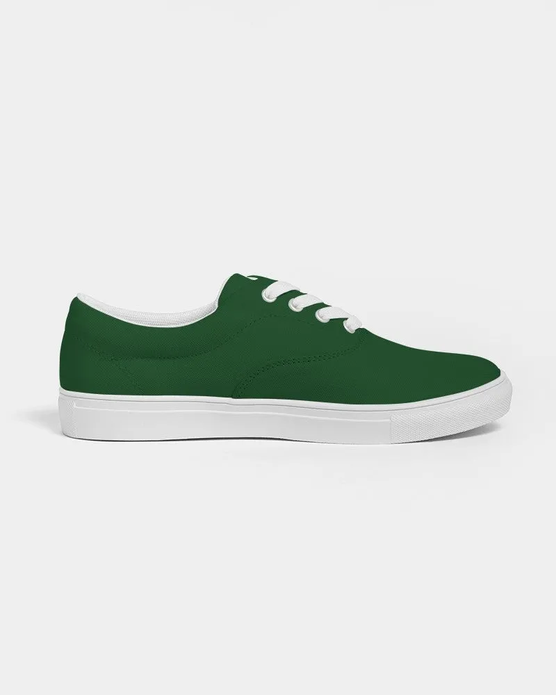 Dark Green Women's Canvas Sneakers | Women's | Dark Pure Green | C100M0Y100K80