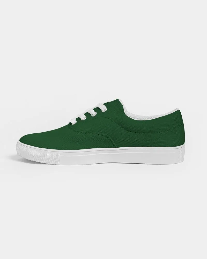 Dark Green Women's Canvas Sneakers | Women's | Dark Pure Green | C100M0Y100K80