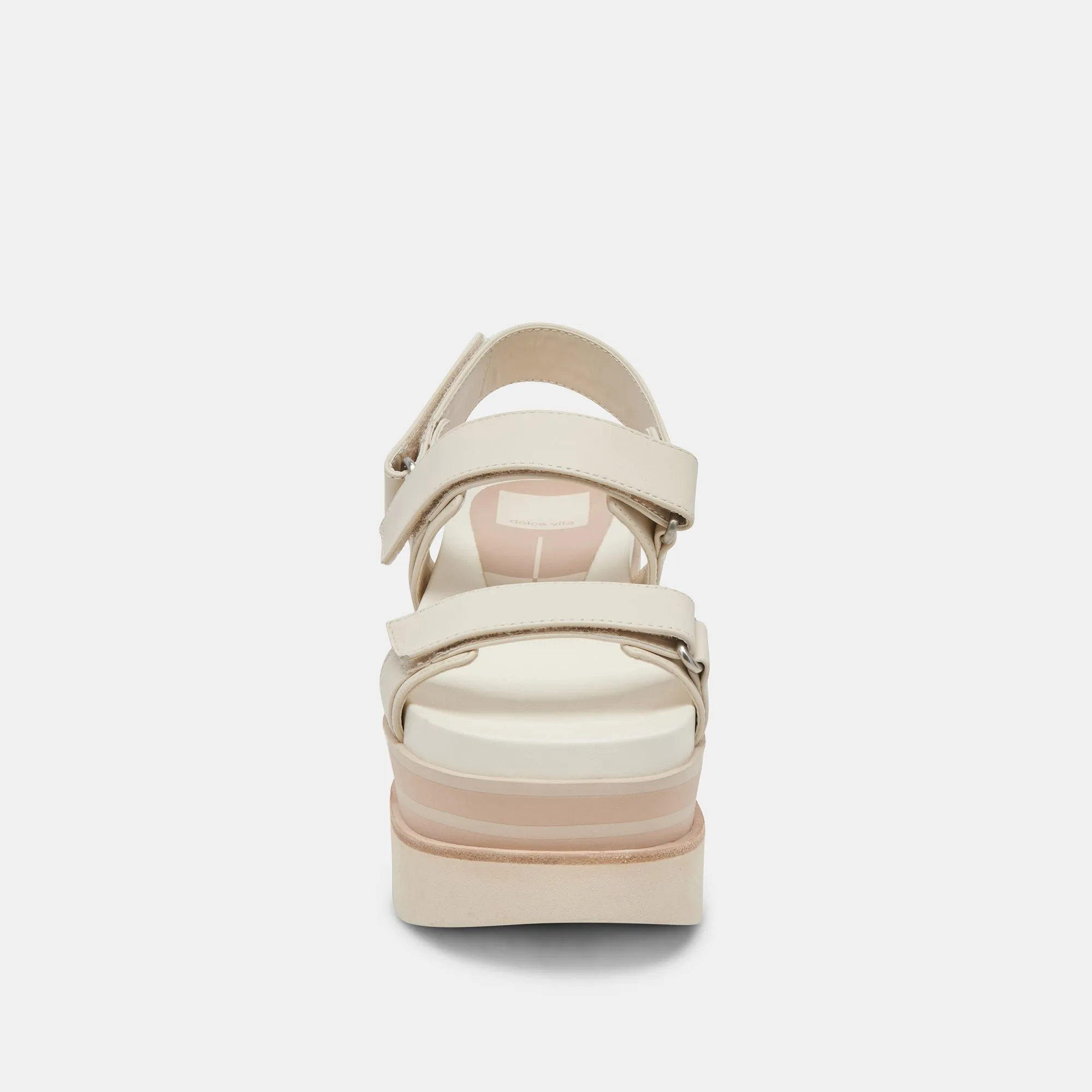 Dolce Vita Izak Sandals in Ivory Leather