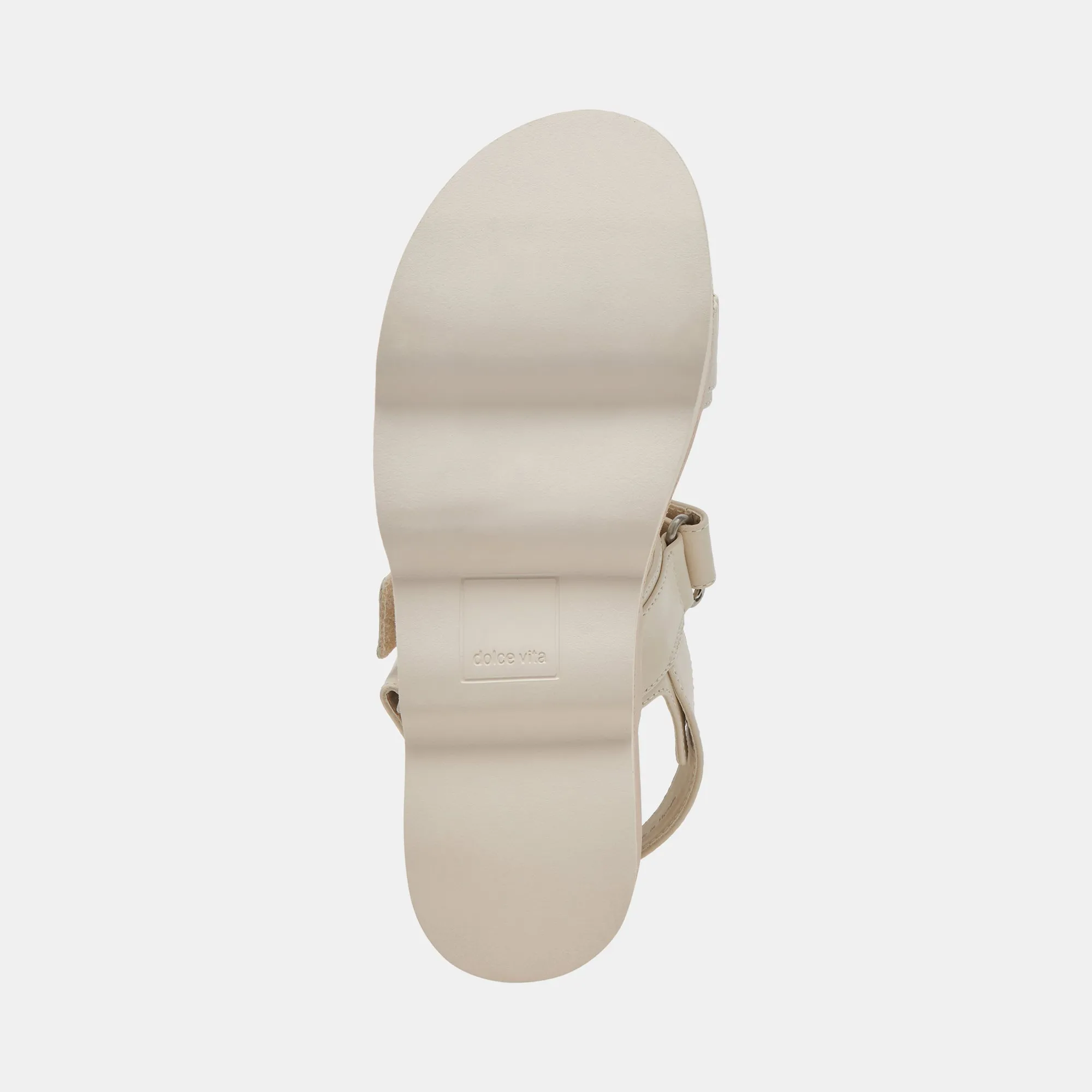 Dolce Vita Izak Sandals in Ivory Leather