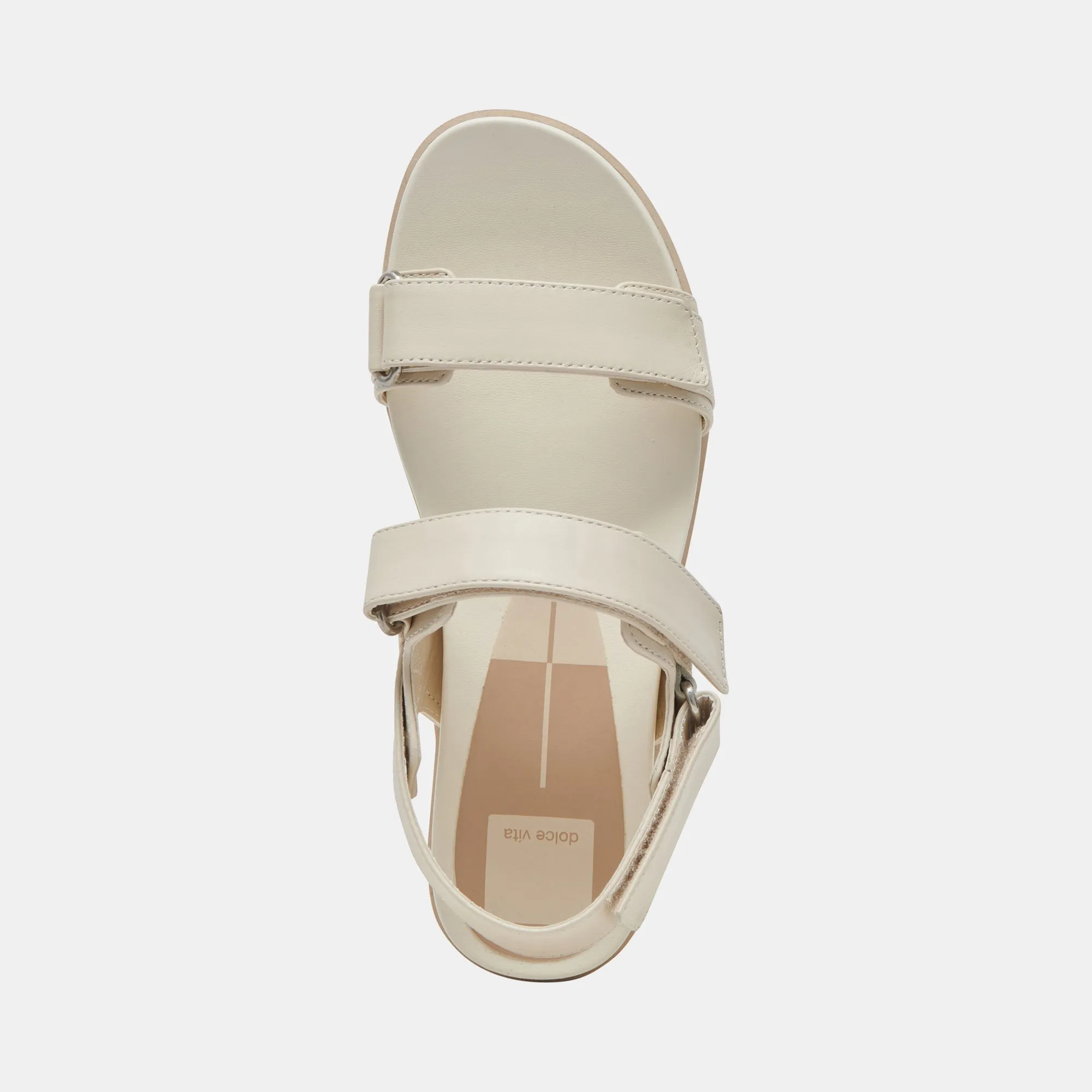 Dolce Vita Izak Sandals in Ivory Leather