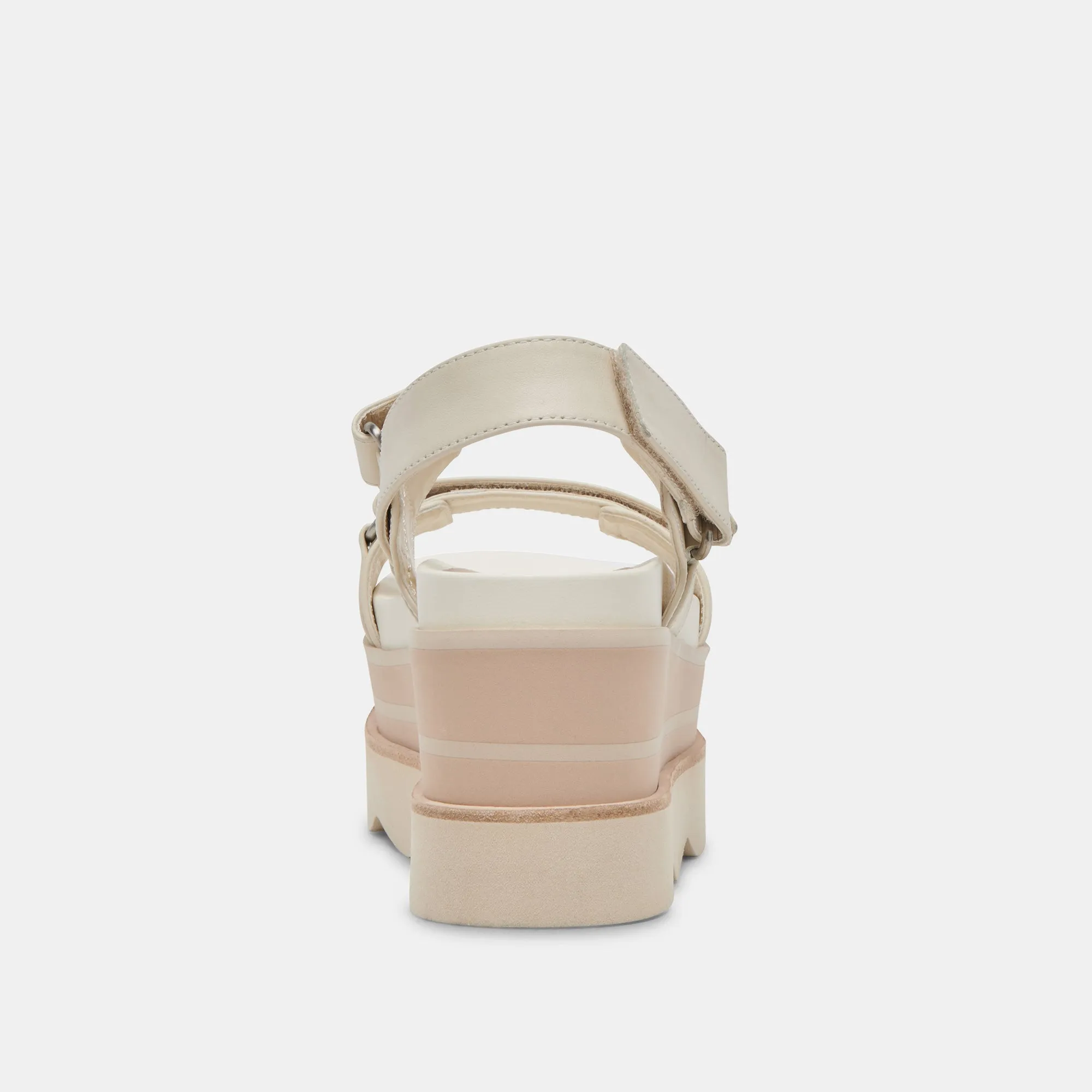 Dolce Vita Izak Sandals in Ivory Leather