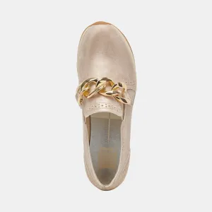 Dolce Vita Jhenee Sneakers in Light Gold - Size 8.5