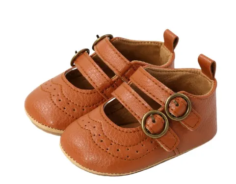 Double Buckle MJ Baby Shoes