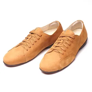 Driving Derby Tan Nubuck Sneakers