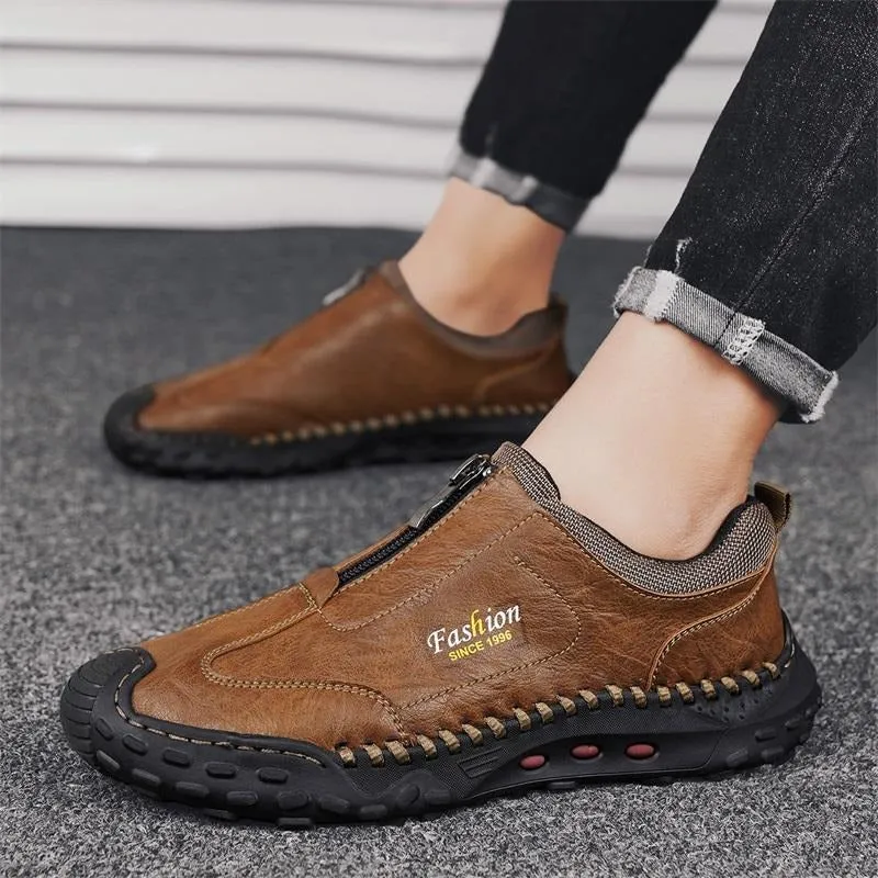 Driving Shoes Casual Flat Handmade Stitching Loafers Casual Walk Shoes | 9511