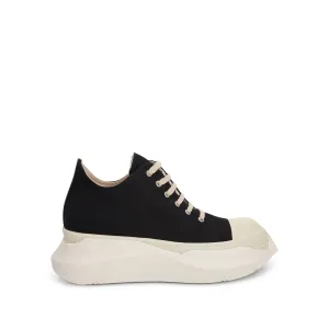 DRKSHDW Abstract Low Denim Sneakers in Black/Milk