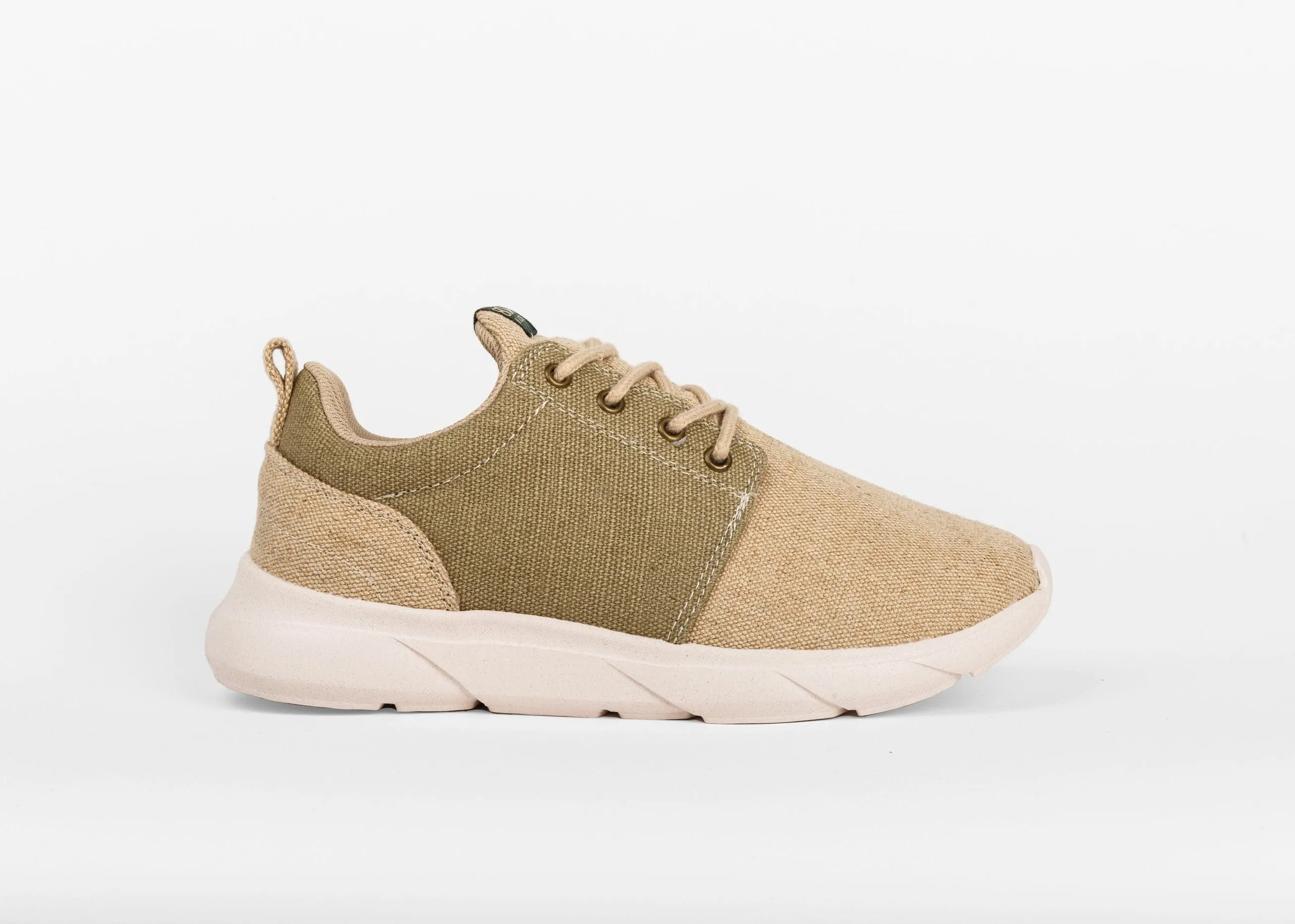 Explorer V2 Women's Vegan Hemp Sneakers | Beige & Green