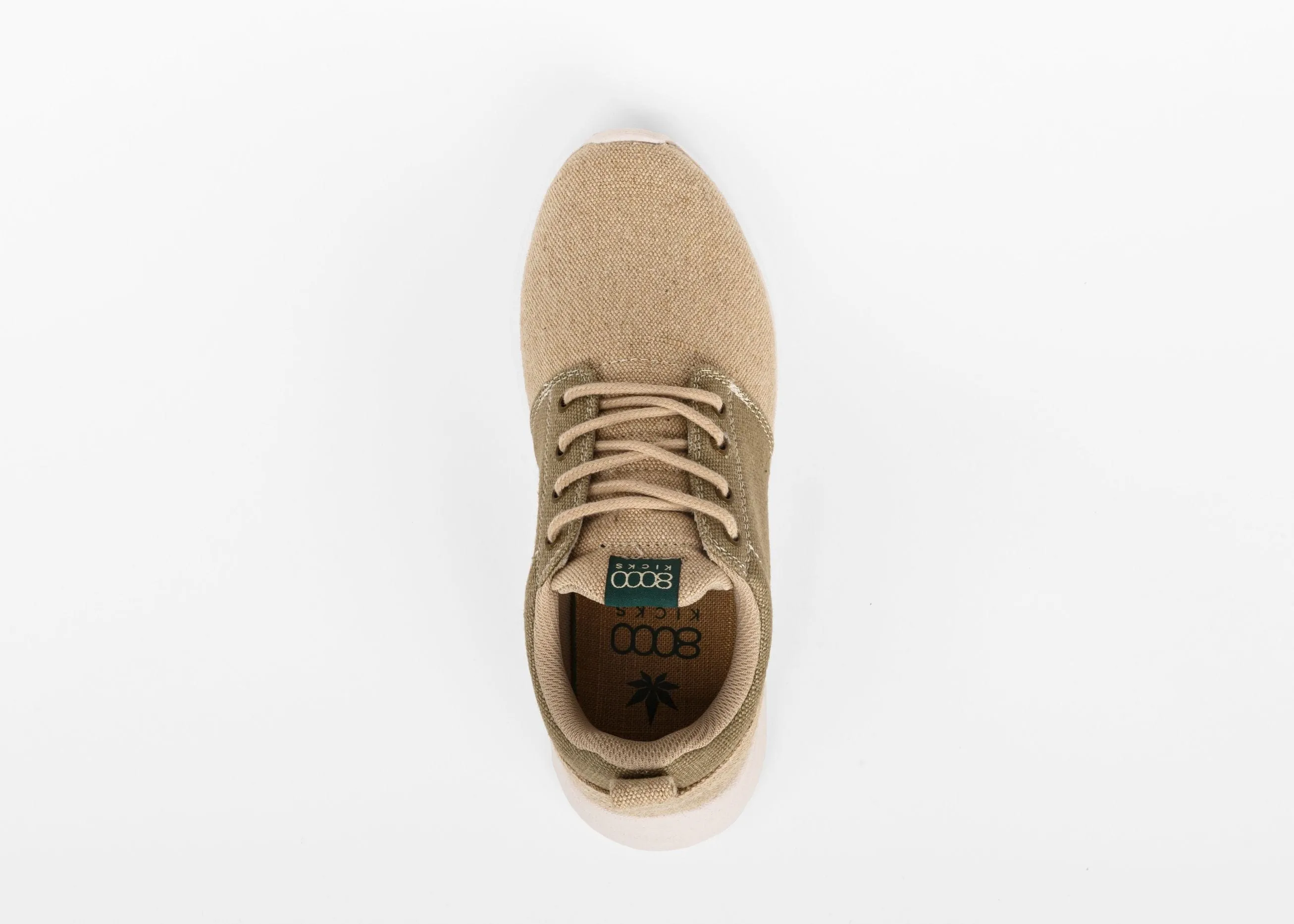 Explorer V2 Women's Vegan Hemp Sneakers | Beige & Green