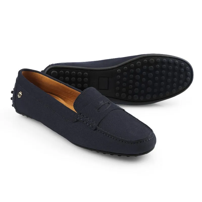 Fairfax & Favor Hemsby Ladies Driving Shoe - Navy Nubuck