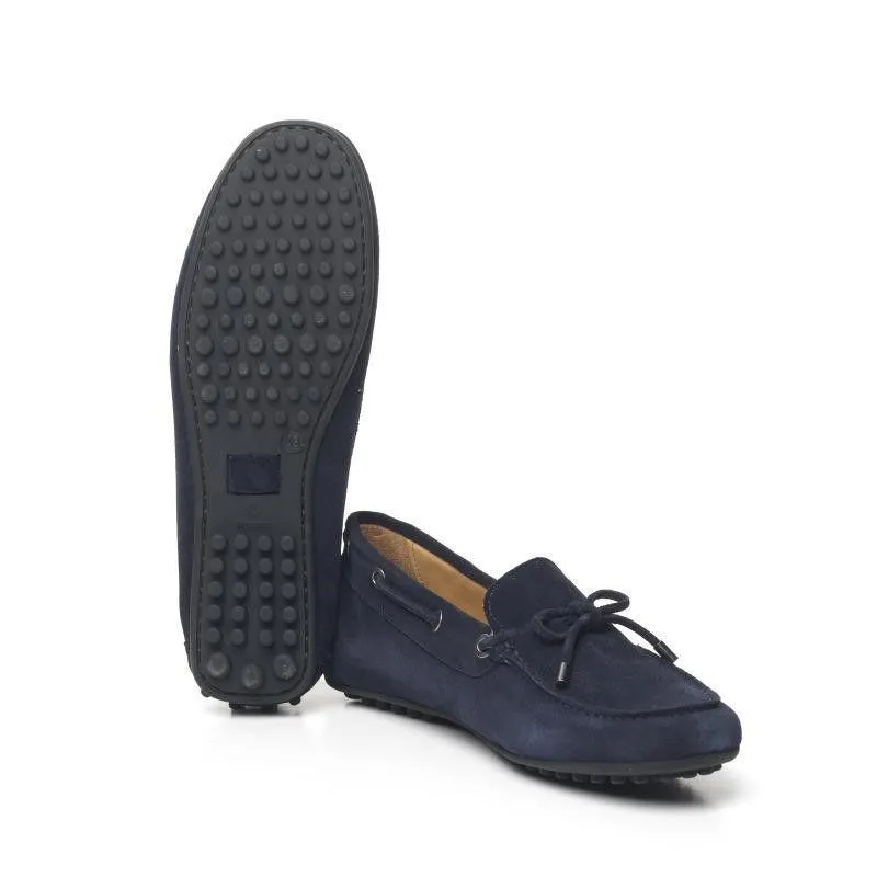 Fairfax & Favor Henley Ladies Suede Driving Shoe - Navy