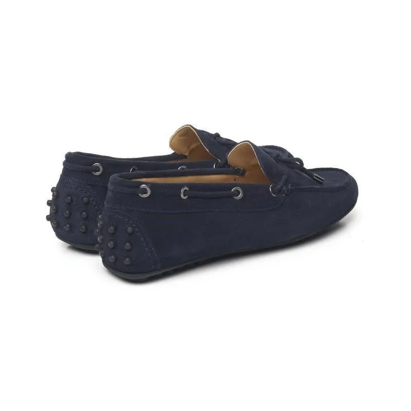 Fairfax & Favor Henley Ladies Suede Driving Shoe - Navy