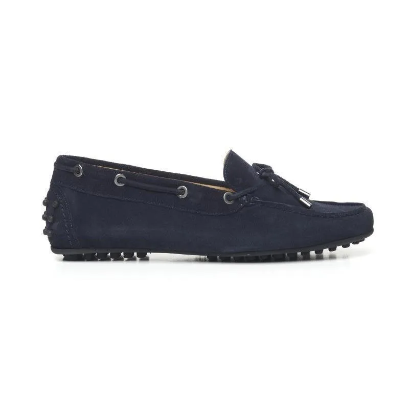 Fairfax & Favor Henley Ladies Suede Driving Shoe - Navy