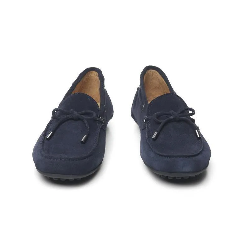 Fairfax & Favor Henley Ladies Suede Driving Shoe - Navy